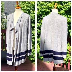 Boden Ella Gray Wool Cardigal Sz M